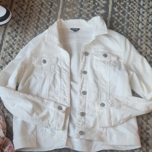 Buffalo David Bitton White Denim Jacket